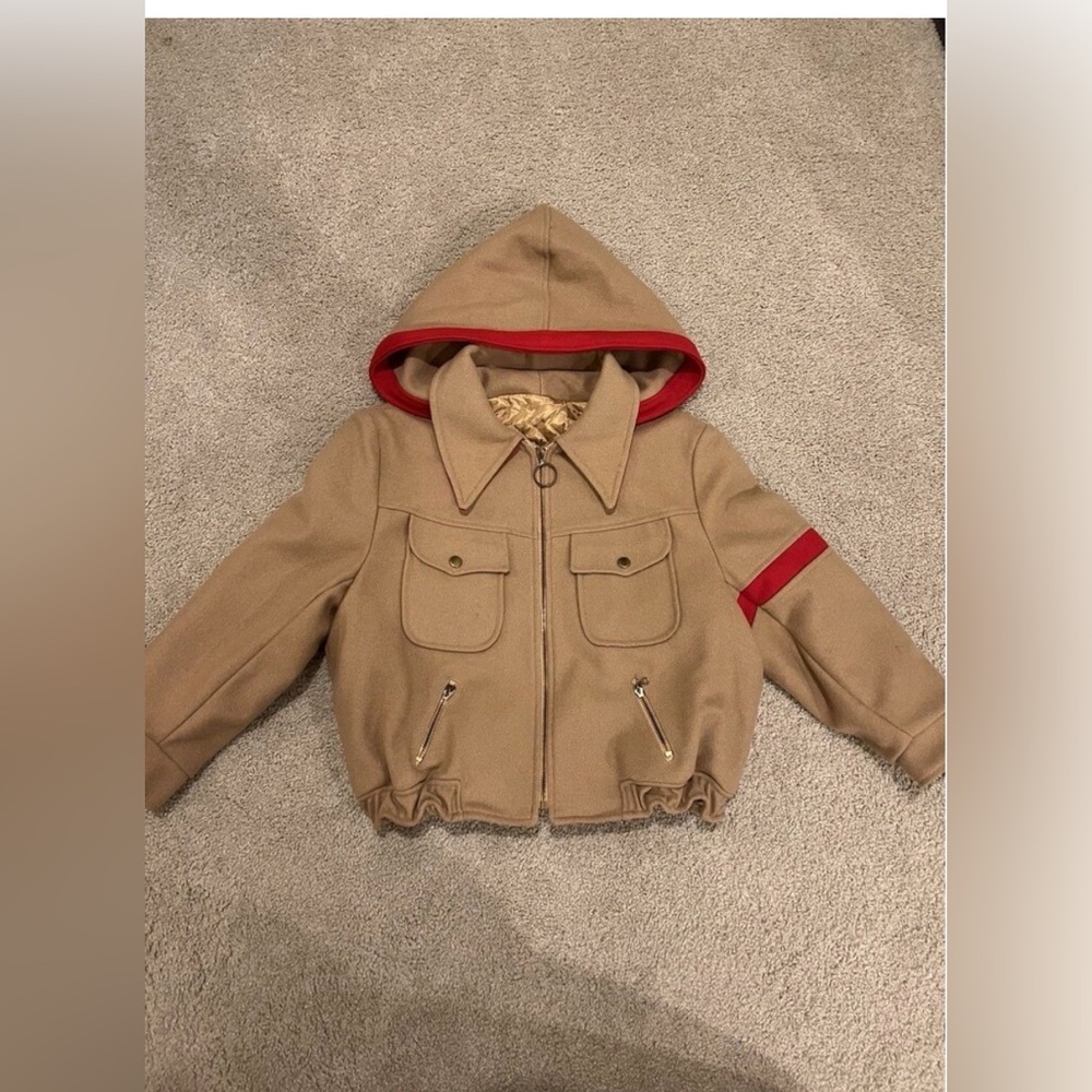 Vintage Wool Bomber Jacket